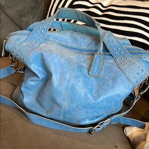 BCBG Blue Studded Women's Bag